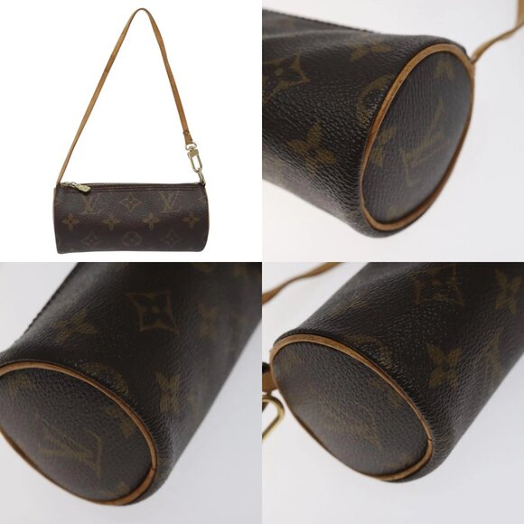 LOUIS VUITTON Monogram Papillon Pouch LV Auth 126576 - Picture 14 of 14